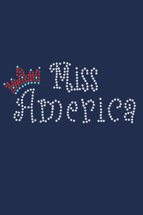 Miss America with Crown - Bandanna