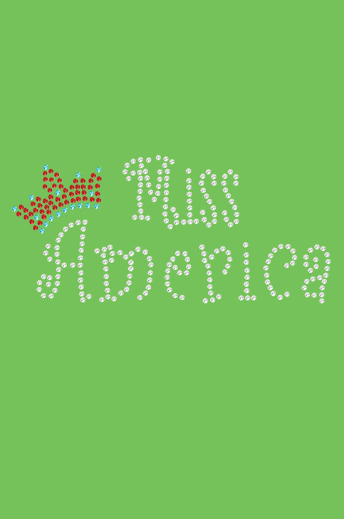 Miss America with Crown - Bandanna
