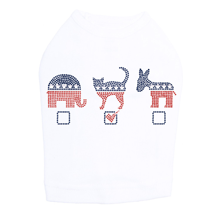 Vote Cat, Elephant, Donkey - Cat Tank