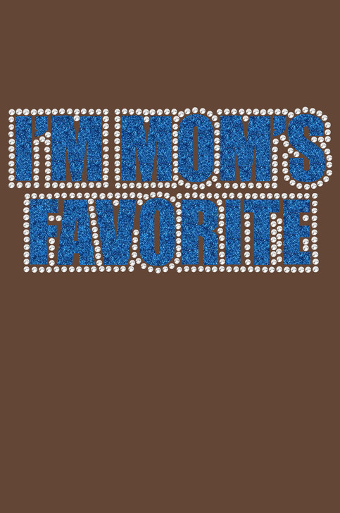 I'm Mom's Favorite (Blue) - Bandanna