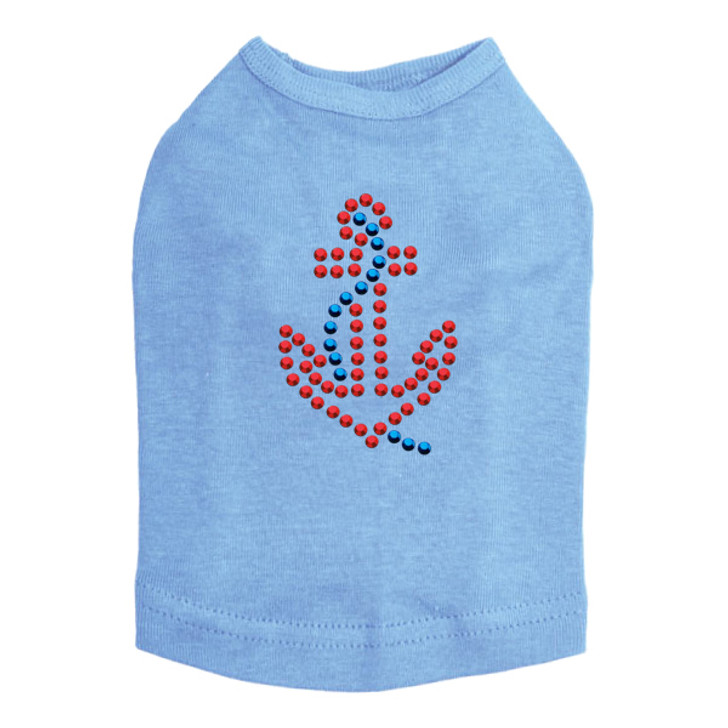 Anchor - Red dog tank for small and big dogs