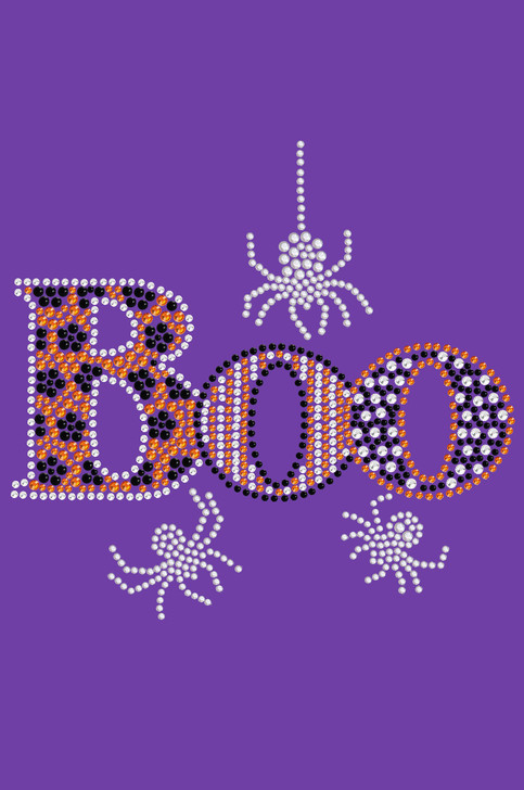 Boo with Silver Spiders - Bandanna