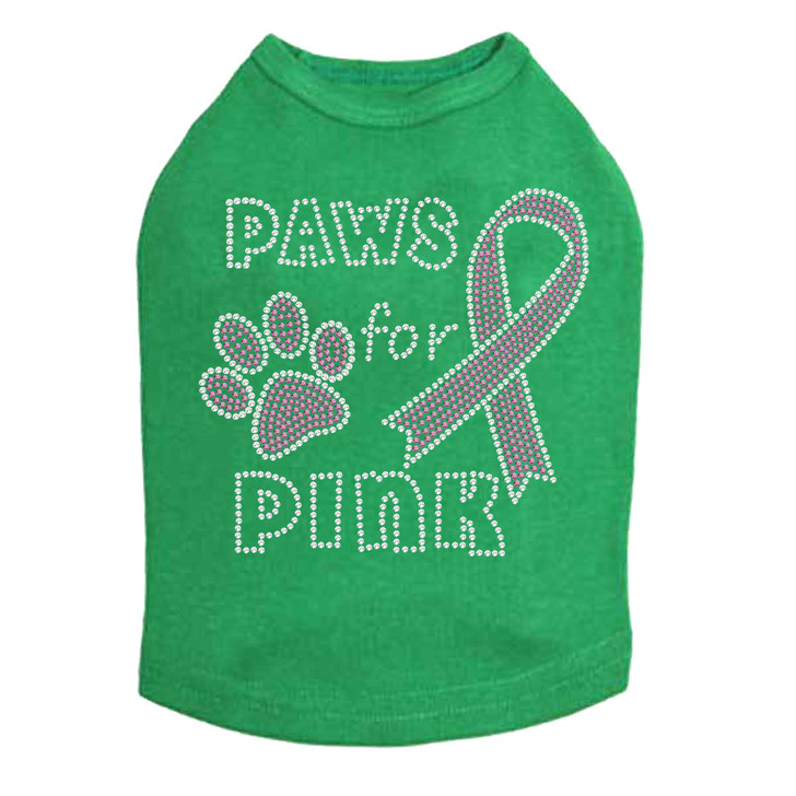 Paws for Pink - Dog Tank