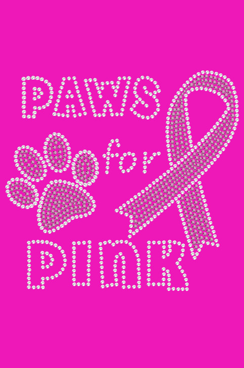 Paws for Pink - Women's T-shirt