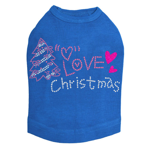 Love Pink Christmas - Royal Dog Tank