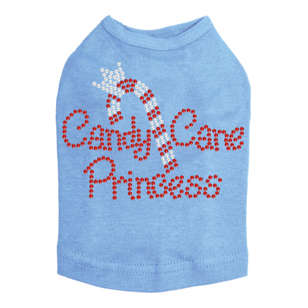 Candy Cane Princess - Blue Dog Tank