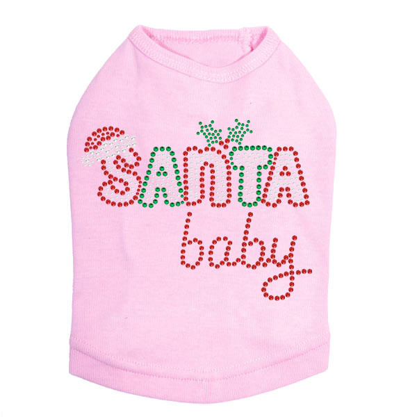 Santa Baby #2 - Pink Dog Tank