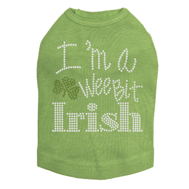 I'm a Wee Bit Irish - Dog Tank