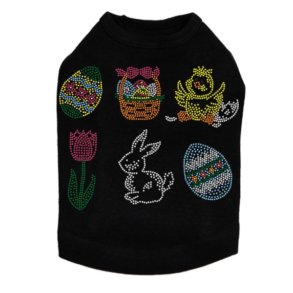 Easter Assortment (6) Rhinestone Dog Tank