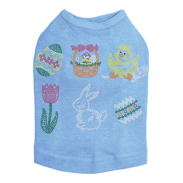 Easter Assortment (6) Rhinestone Dog Tank