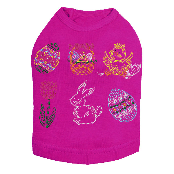 Easter Assortment (6) Rhinestone Dog Tank