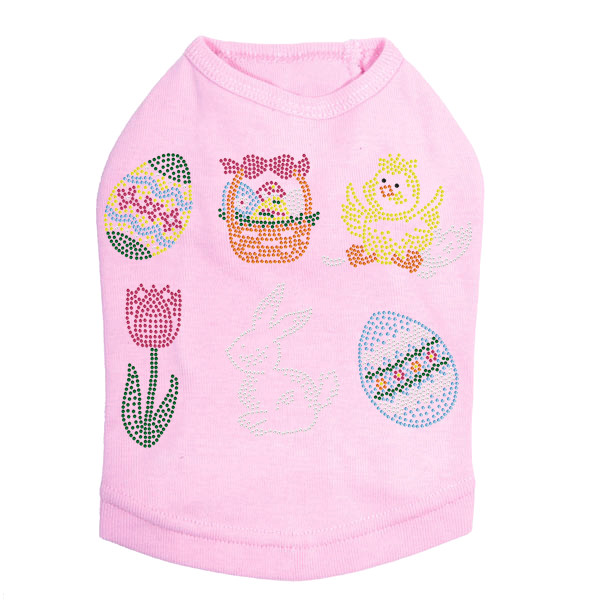 Easter Assortment (6) Rhinestone Dog Tank