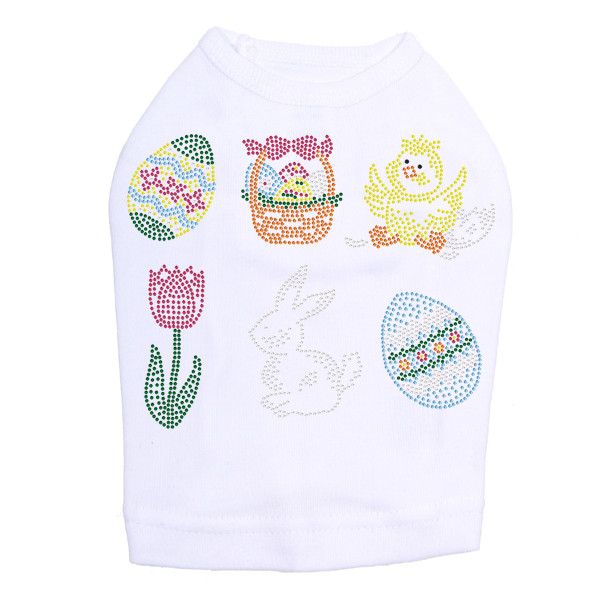 Easter Assortment (6) Rhinestone Dog Tank
