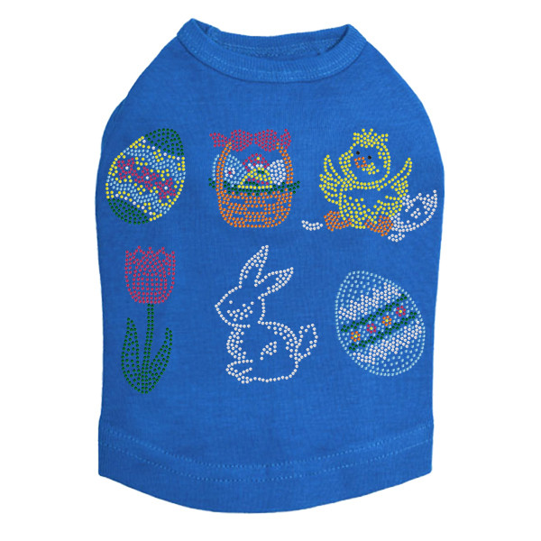 Easter Assortment (6) Rhinestone Dog Tank