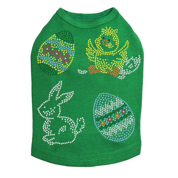 Easter Assortment (4) Rhinestone Dog Tank