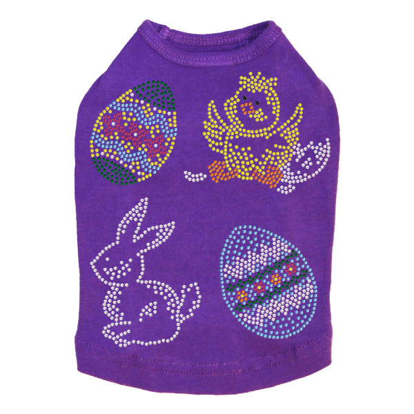 Easter Assortment (4) Rhinestone Dog Tank