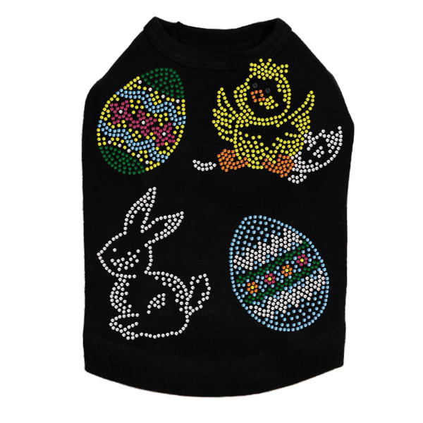 Easter Assortment (4) Rhinestone Dog Tank