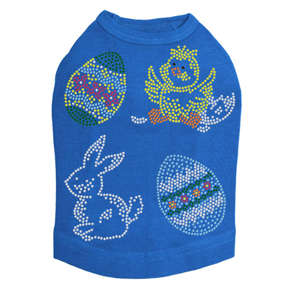 Easter Assortment (4) Rhinestone Dog Tank