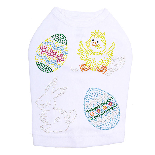 Easter Assortment (4) Rhinestone Dog Tank