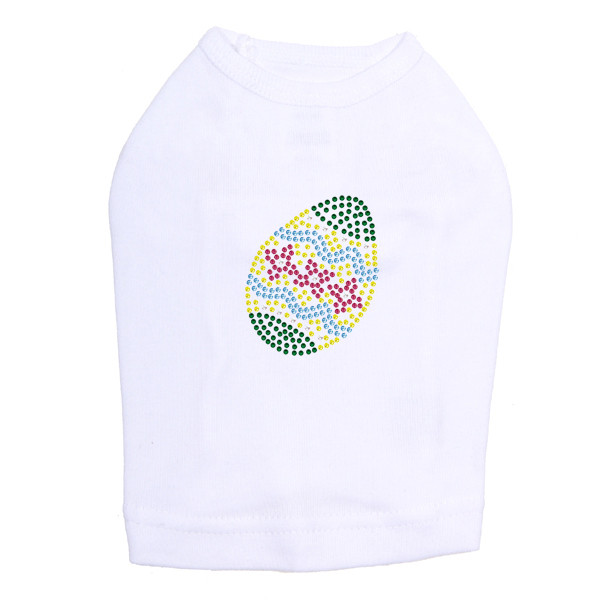 Small Egg #1 Rhinestone Dog Tank
