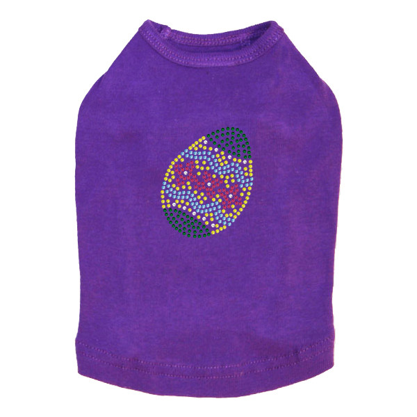 Small Egg #1 Rhinestone Dog Tank