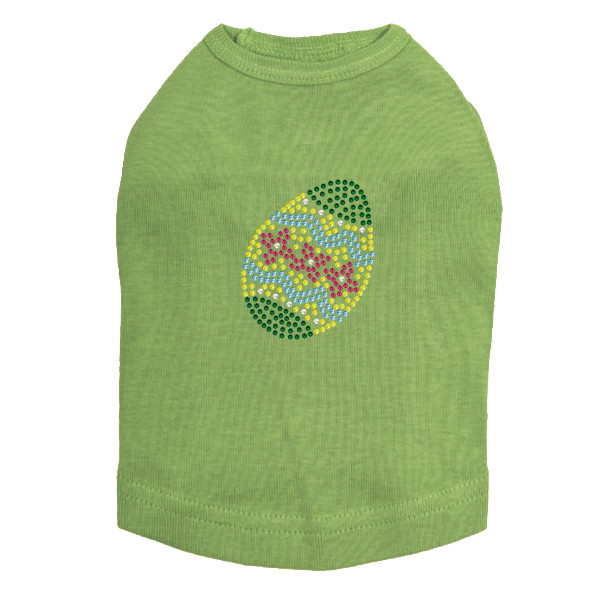 Small Egg #1 Rhinestone Dog Tank