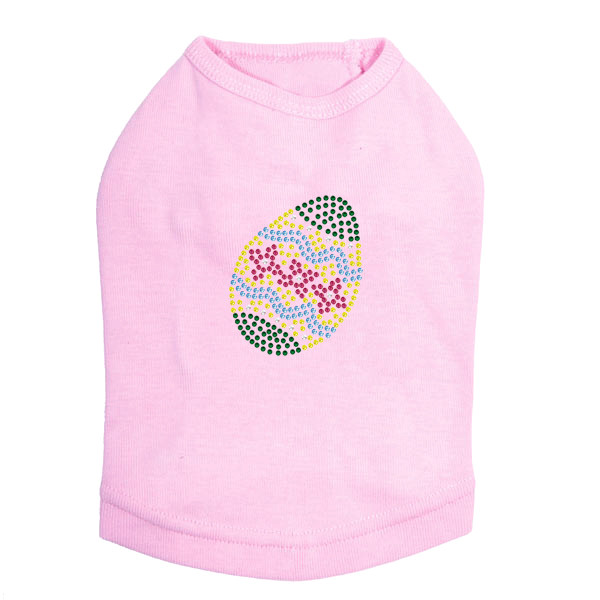 Small Egg #1 Rhinestone Dog Tank