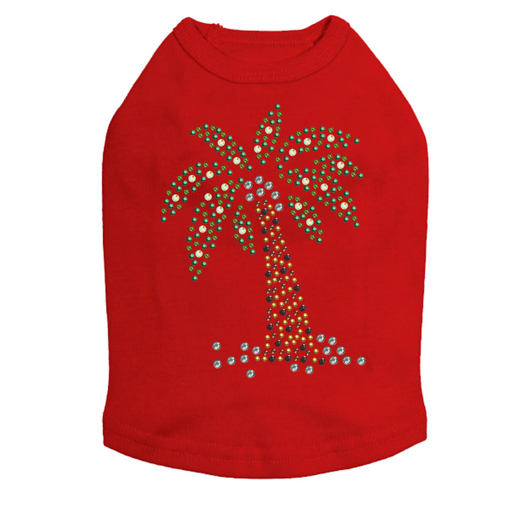 Coconut Tree - Green dog tank for small and big dogs