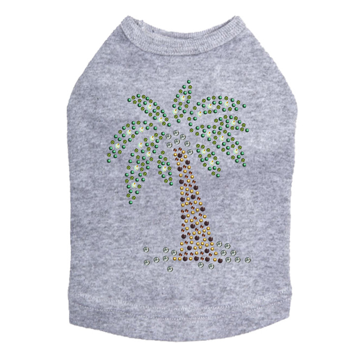 Coconut Tree - Green dog tank for small and big dogs