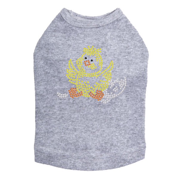 Small Chick Rhinestone Dog Tank