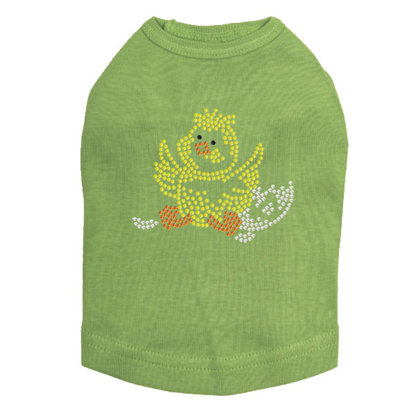 Small Chick Rhinestone Dog Tank