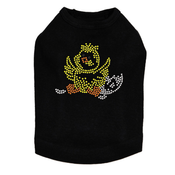 Small Chick Rhinestone Dog Tank