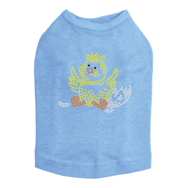 Small Chick Rhinestone Dog Tank