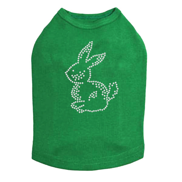 Small Bunny Rhinestone Dog Tank