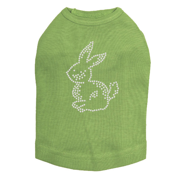 Small Bunny Rhinestone Dog Tank