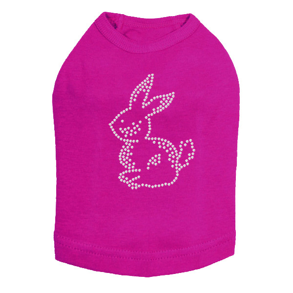 Small Bunny Rhinestone Dog Tank