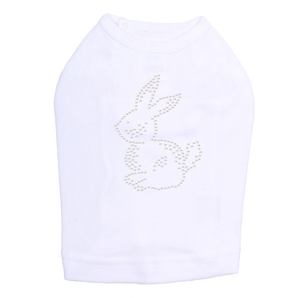 Small Bunny Rhinestone Dog Tank