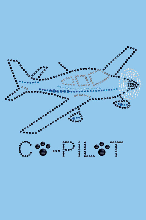 Co-Pilot Airplane (black) - Bandana