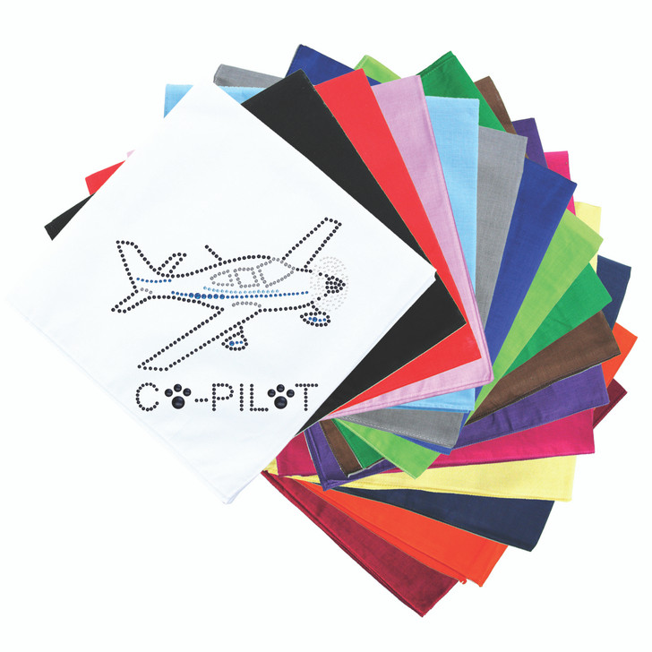 Co-Pilot Airplane (black) - Bandana