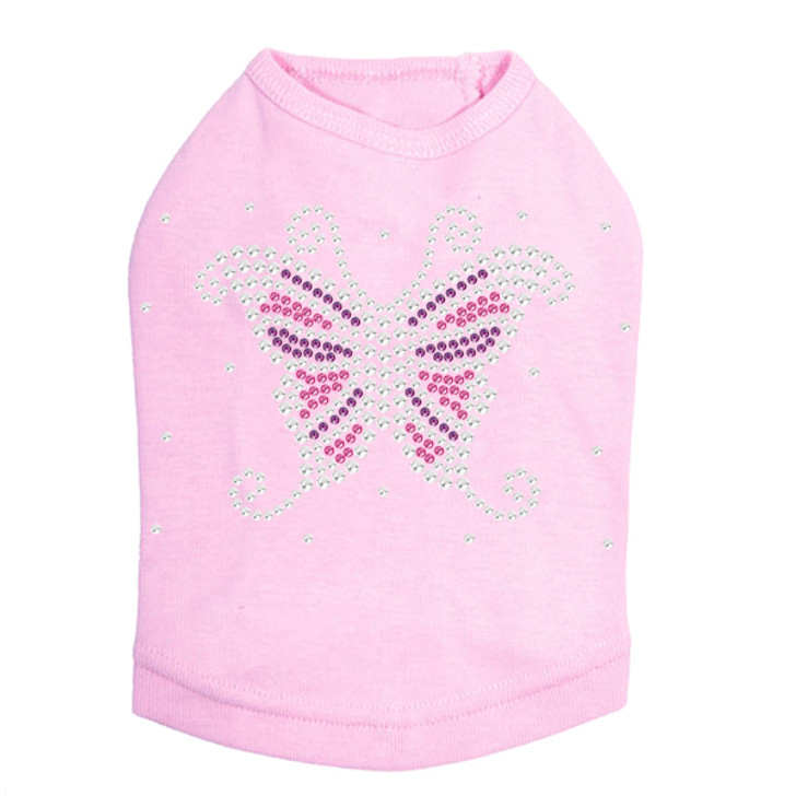 Pink & Purple Butterfly - Dog Tank