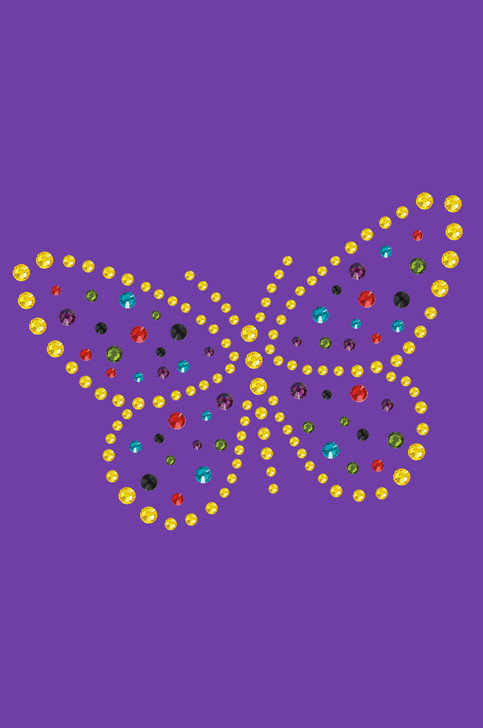 Yellow Dotted Butterfly - Women's T-shirt