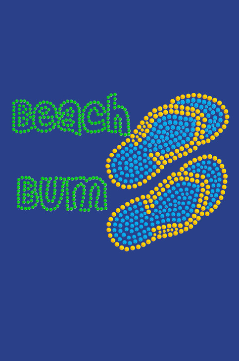 Beach Bum with Flip Flops - Women's T-shirt