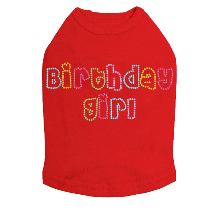 Birthday Girl (Multicolor) - Dog Tank