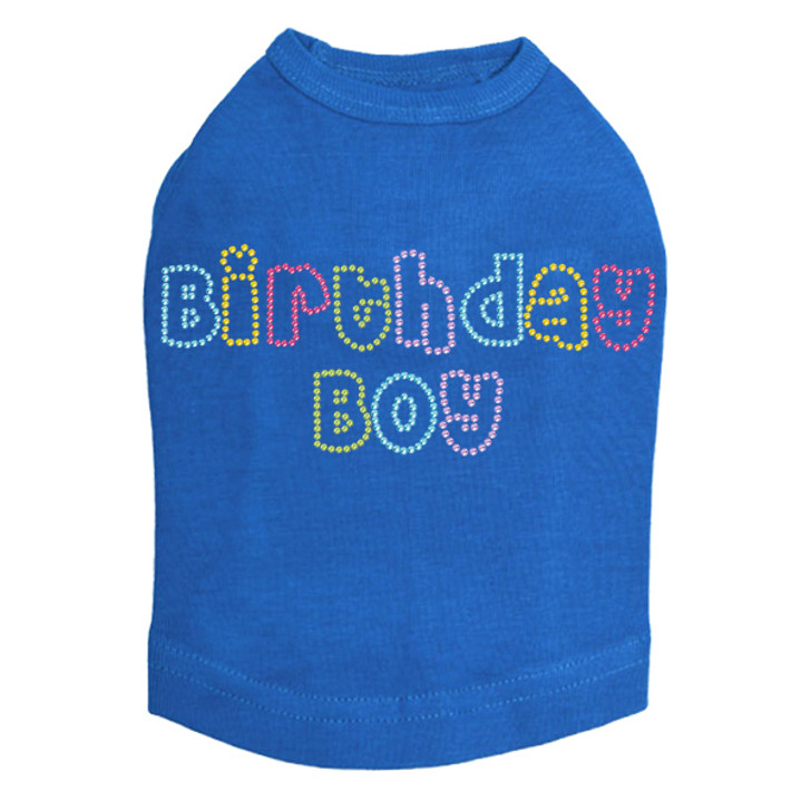 Birthday Boy (Multicolor) - Dog Tank