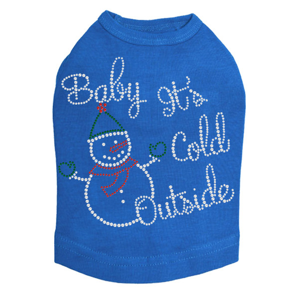 "Baby It's Cold Outside" Snowman - Royal Dog Tank