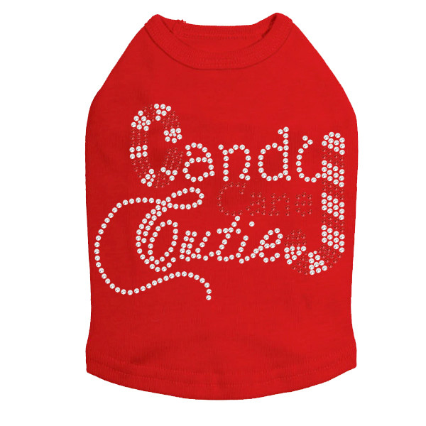 Candy Cane Cutie - Red Dog Tank