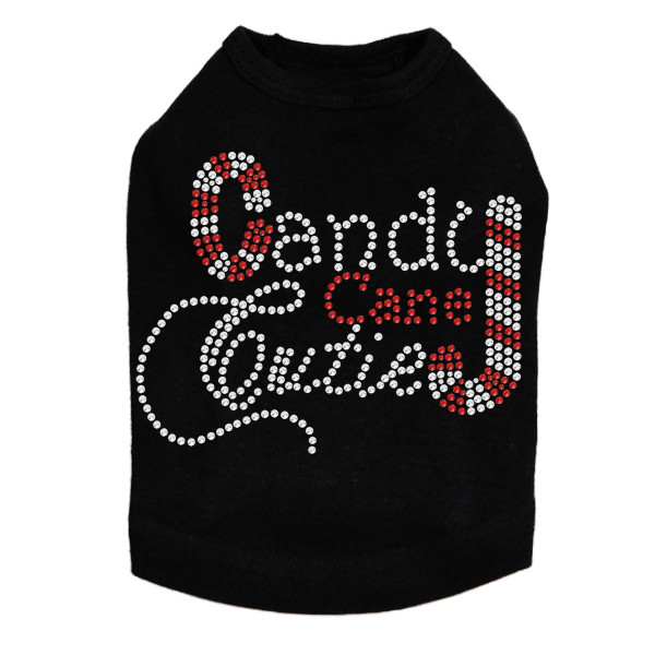 Candy Cane Cutie - Black Dog Tank