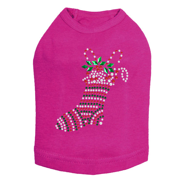 Small Stocking - Fuchsia Dog Tank