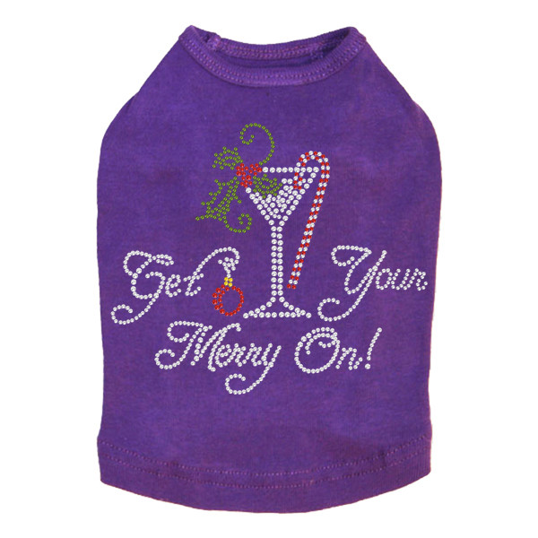 Christmas Martini - Purple Dog Tank