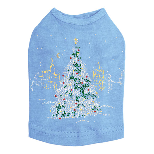 Christmas Tree in the City - Blue Dog Tank